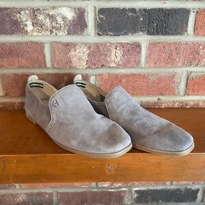 Cole Haan Gray Suede Loafers